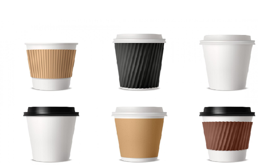 Disposable coffee cups